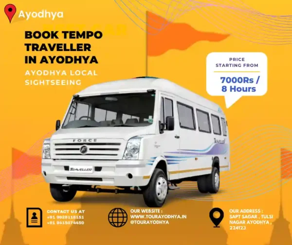 Ayodhya taxi service tempo traveller