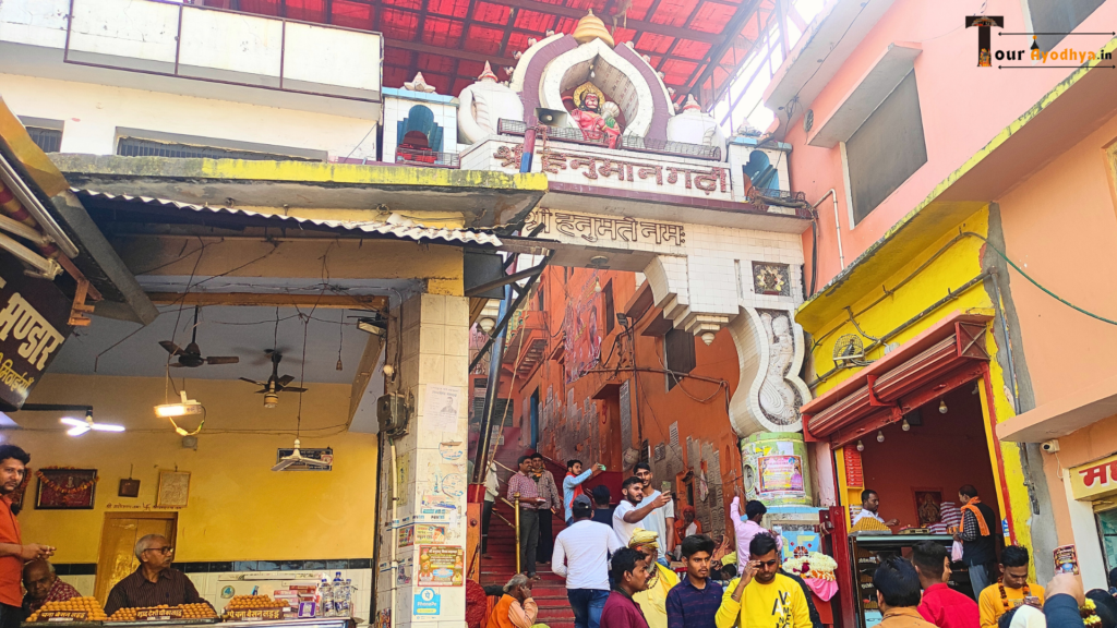 Hanuman garhi temple main entry gate 