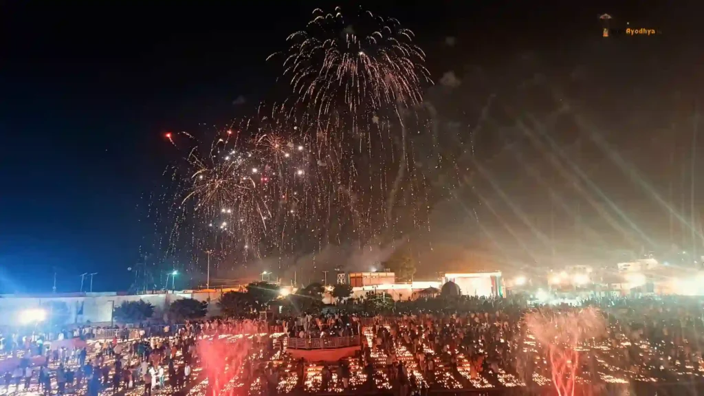 Fire Show In Yodhya Deepotsav