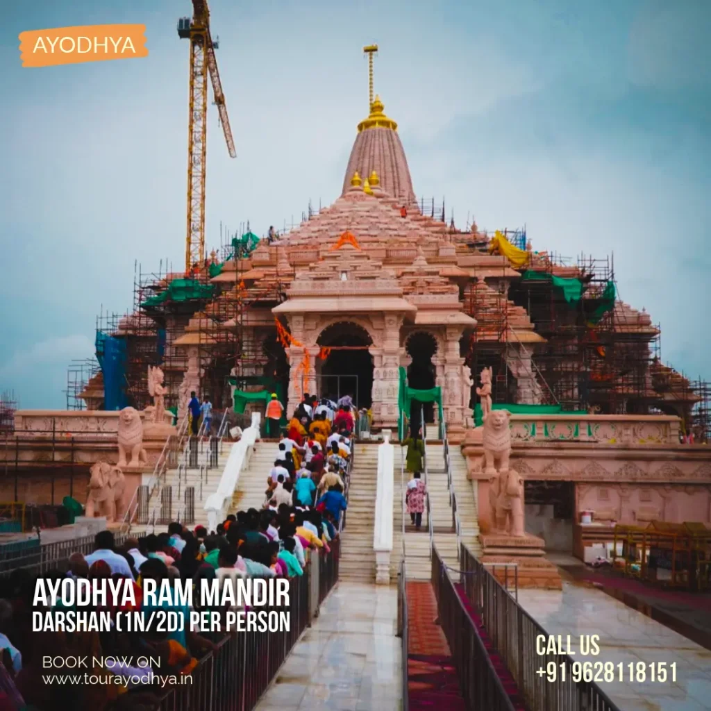 ayodhya ram mandir darshan 1N/2D